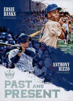 2018 Panini Diamond Kings - Past and Present #PP11 Ernie Banks / Anthony Rizzo Front