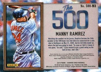 2018 Panini Diamond Kings - The 500 #500-MR Manny Ramirez Back