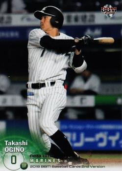 2018 BBM #478 Takashi Ogino Front