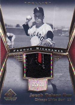 2004 SP Game Used Patch - Famous Nicknames #FN-JF Nellie Fox Front