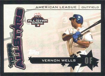 2004 Topps - Topps All-Stars #TAS18 Vernon Wells Front
