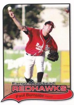 2012 Fargo-Moorhead RedHawks #NNO Paul Burnside Front