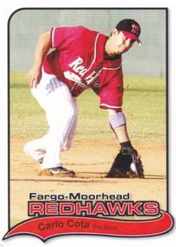 2012 Fargo-Moorhead RedHawks #NNO Carlo Cota Front