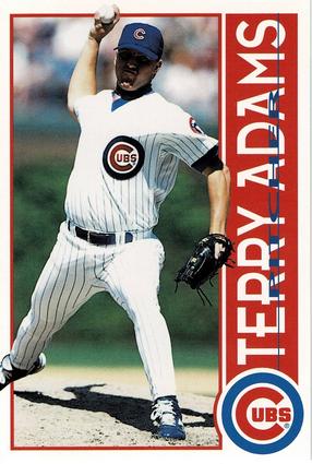 1996 Gatorade Chicago Cubs #1 Terry Adams Front