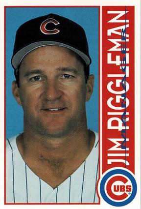 1996 Gatorade Chicago Cubs #26 Jim Riggleman Front