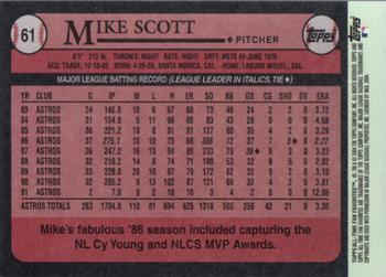 2004 Topps All-Time Fan Favorites #61 Mike Scott Back