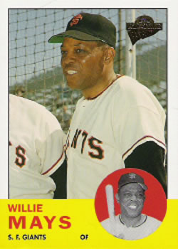 2004 Topps All-Time Fan Favorites #1 Willie Mays Front