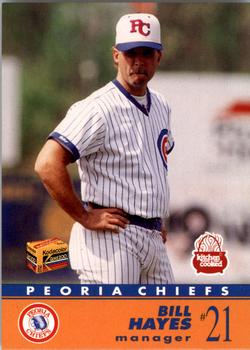 1991 Peoria Chiefs #1 Bill Hayes Front