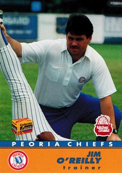 1991 Peoria Chiefs #3 Jim O'Reilly Front