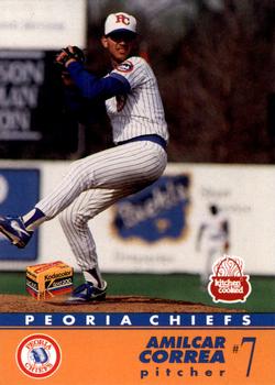 1991 Peoria Chiefs #5 Amilcar Correa Front
