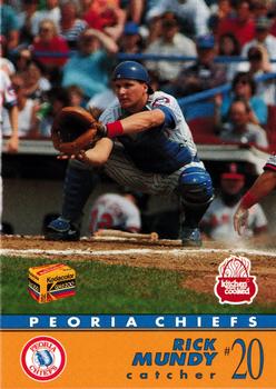 1991 Peoria Chiefs #15 Rick Mundy Front
