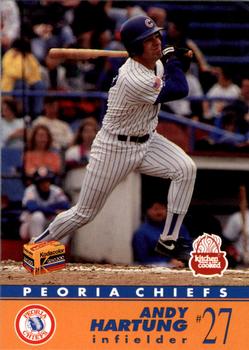 1991 Peoria Chiefs #17 Andy Hartung Front
