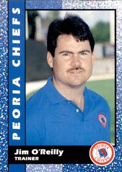 1992 Peoria Chiefs #28 Jim O'Reilly Front
