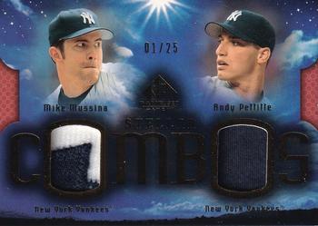 2004 SP Game Used Patch - Stellar Combos Dual #SC-PM Andy Pettitte / Mike Mussina Front
