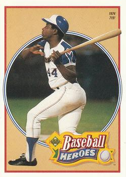 1991 Upper Deck - Baseball Heroes: Hank Aaron #23 Hank Aaron Front
