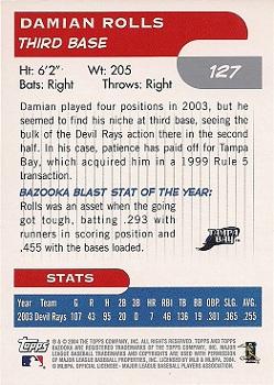 2004 Bazooka #127 Damian Rolls Back
