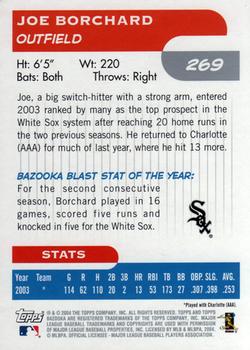 2004 Bazooka #269 Joe Borchard Back