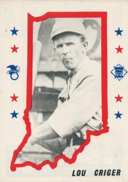 1976 ISCA Hoosier Hot-Stove All-Stars #4 Lou Criger Front