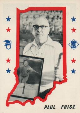 1976 ISCA Hoosier Hot-Stove All-Stars #26 Paul Frisz Front