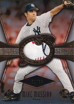 2004 SP Game Used Patch - World Series #WSS-MM Mike Mussina Front