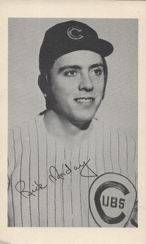 1972 Chicago Cubs Black and White Picture Pack B #NNO Rick Monday Front