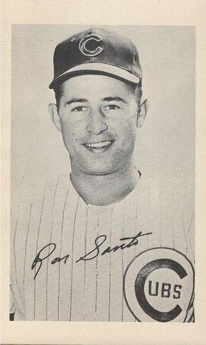 1972 Chicago Cubs Black and White Picture Pack B #NNO Ron Santo Front