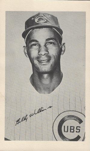 1972 Chicago Cubs Black and White Picture Pack B #NNO Billy Williams Front