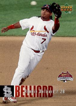 2006 Upper Deck World Series Champions St. Louis Cardinals #1 Ronnie Belliard Front