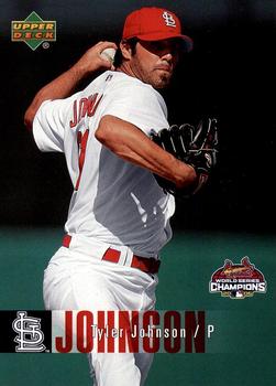 2006 Upper Deck World Series Champions St. Louis Cardinals #10 Tyler Johnson Front