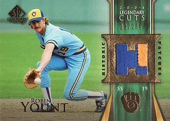 2004 SP Legendary Cuts - Historic Patches #HP-RY Robin Yount Front