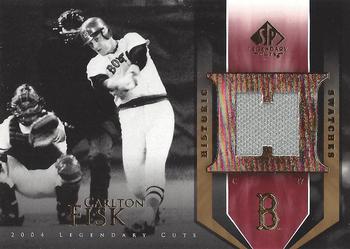 2004 SP Legendary Cuts - Historic Swatches #HS-CF Carlton Fisk Front