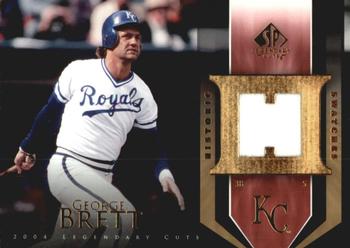 2004 SP Legendary Cuts - Historic Swatches #HS-GB George Brett Front