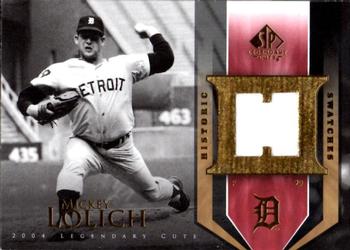 2004 SP Legendary Cuts - Historic Swatches #HS-ML Mickey Lolich Front