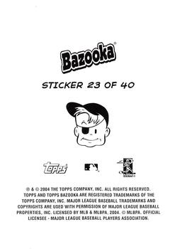 2004 Bazooka - 4-on-1 Stickers #23 Preston Wilson / Gary Sheffield / Shawn Green / Jim Edmonds Back