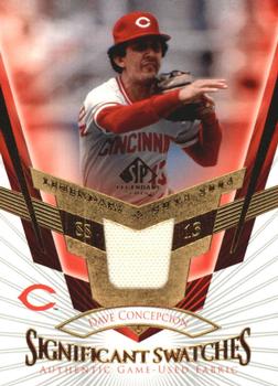 2004 SP Legendary Cuts - Significant Swatches #SS-DC Dave Concepcion Front