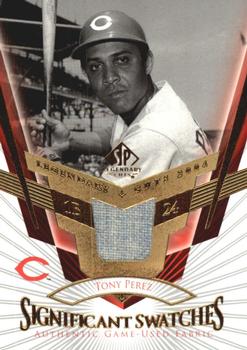 2004 SP Legendary Cuts - Significant Swatches #SS-TP Tony Perez Front