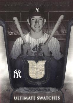 2004 SP Legendary Cuts - Ultimate Swatches #US-MM Mickey Mantle Front