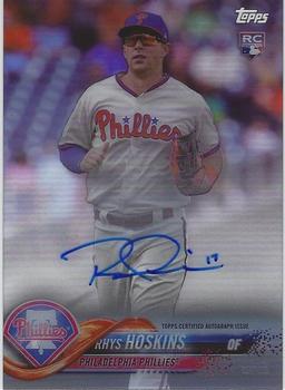 2018 Topps Clearly Authentic #CAA-RH Rhys Hoskins Front