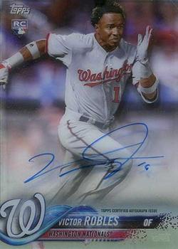 2018 Topps Clearly Authentic #CAA-VR Victor Robles Front