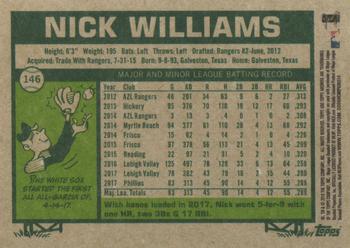 2018 Topps Archives #146 Nick Williams Back