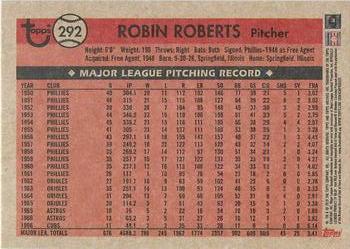 2018 Topps Archives #292 Robin Roberts Back