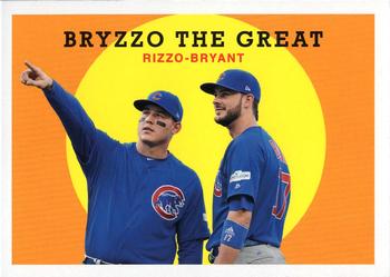 2018 Topps Archives #302 Bryzzo The Great (Kris Bryant / Anthony Rizzo) Front