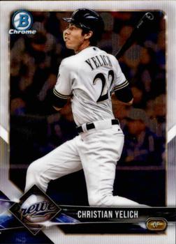 2018 Bowman Chrome #13 Christian Yelich Front