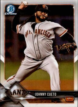 2018 Bowman Chrome #43 Johnny Cueto Front
