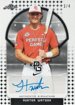 2017 Leaf Metal Perfect Game All-American - Gameday Autographs Black #BA-HW1 Hunter Watson Front