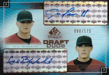 2004 SP Prospects - Draft Duos Dual Autographs #DD-HB James Howell / Chad Blackwell Front