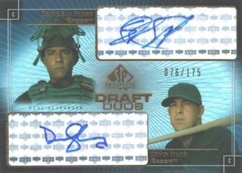 2004 SP Prospects - Draft Duos Dual Autographs #DD-PI Erick San Pedro / Devin Ivany Front