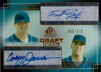 2004 SP Prospects - Draft Duos Dual Autographs #DD-PJ David Purcey / Robert Janssen Front