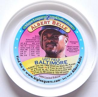 1999 FroZsnack's Highscreamers Lids #NNO Albert Belle Front