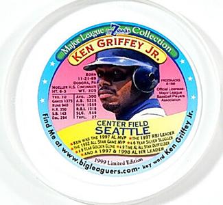 1999 FroZsnack's Highscreamers Lids #NNO Ken Griffey Jr. Front